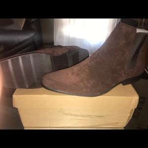 ASOS Chelsea Boots in Brown Faux